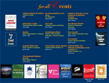 Tablet Screenshot of forallevents.com